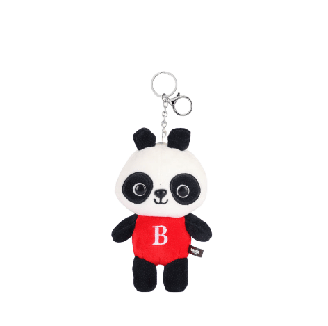5寸 BABO 毛绒钥匙扣（粉色）