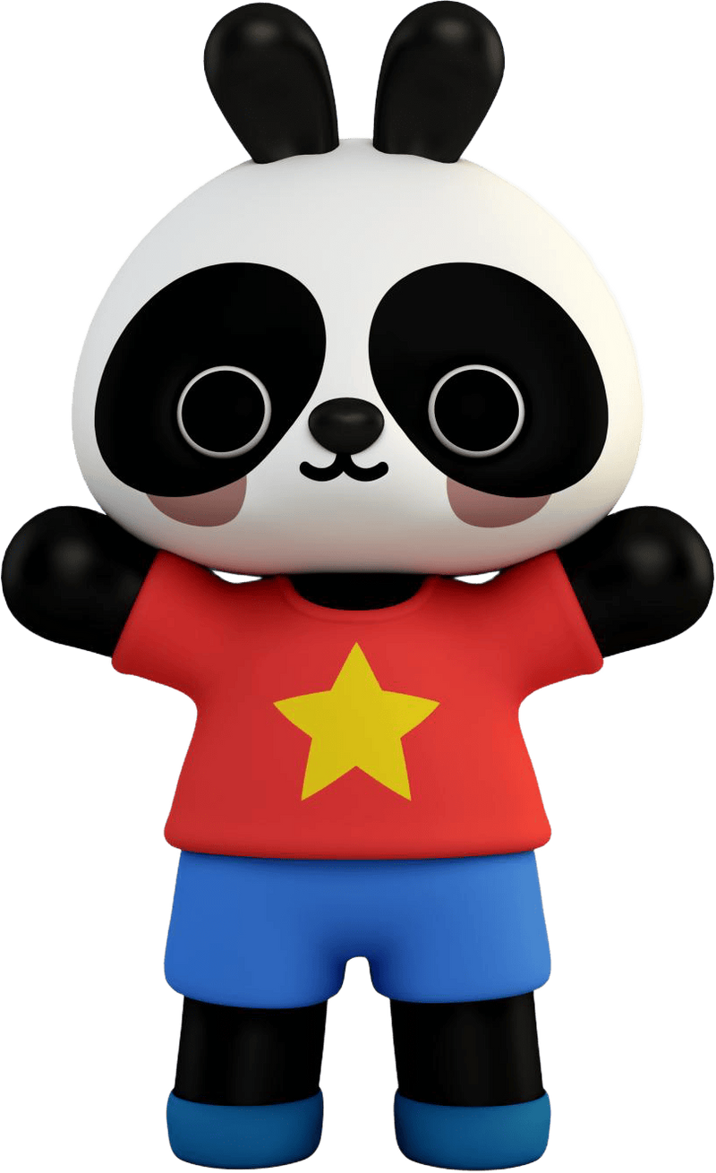 2寸 BABO 熊猫手办